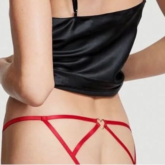 Victorias Secret Dream Angels Sweet heart Lace Cheekini panty lipstick Large - Picture 2 of 4